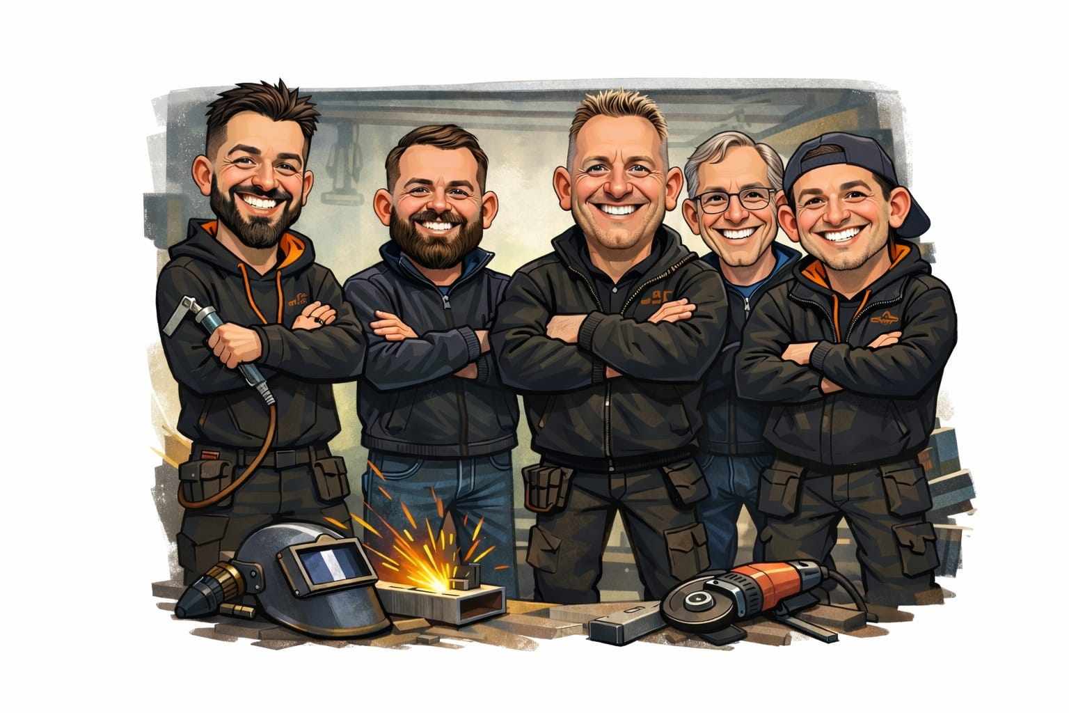 The D&R Fabrications team